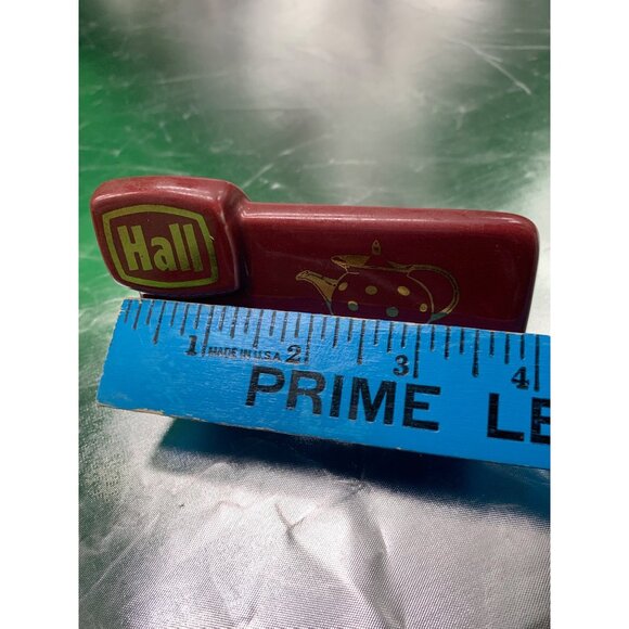 Vtg Hall China Advertising Log Display Sign Paperweight - Picture 2 of 6